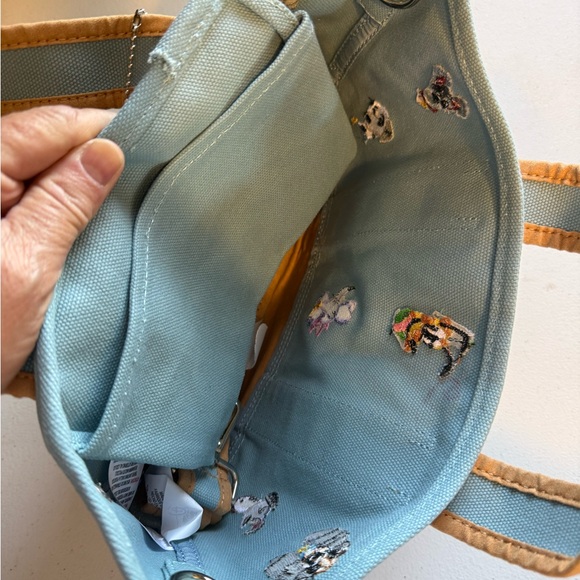 Disney Blue and Tan Small Tote - Picture 4 of 6